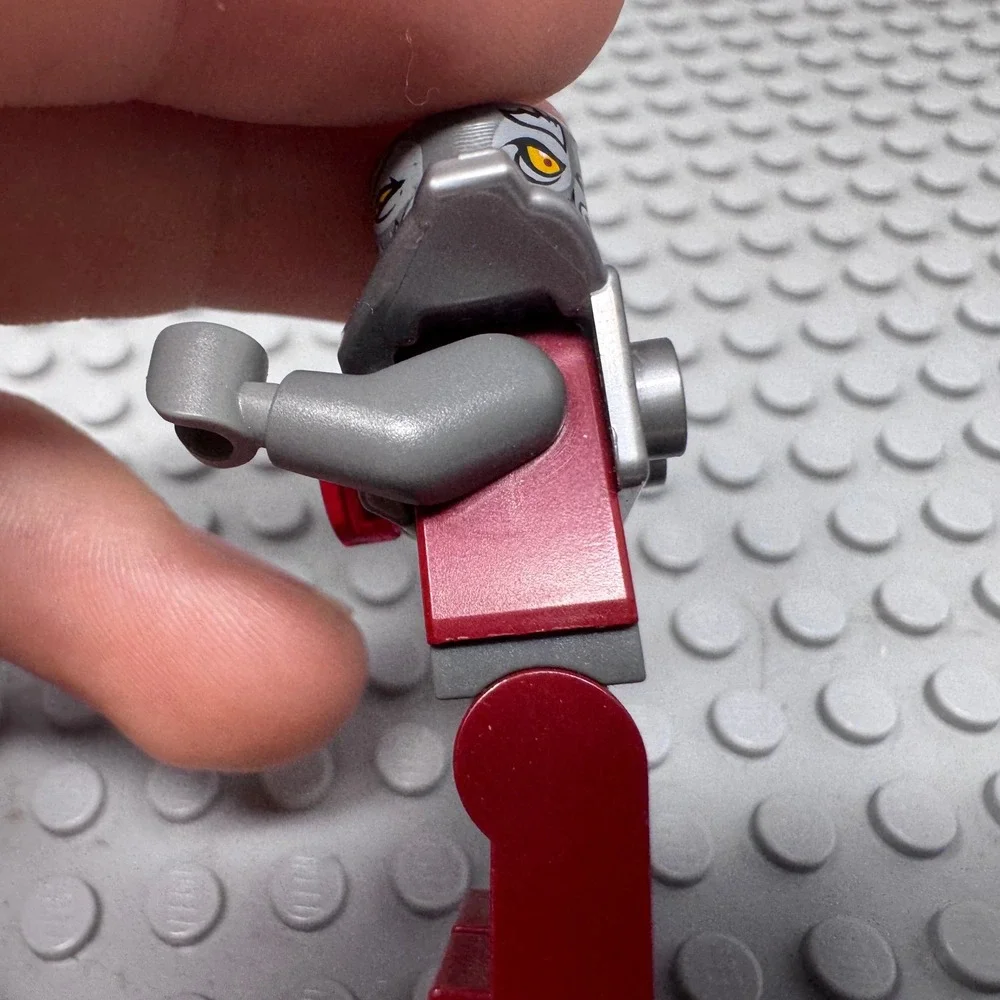 LEGO Chima Minifigure Parts Lot Torso Red Skeleton Head Pieces